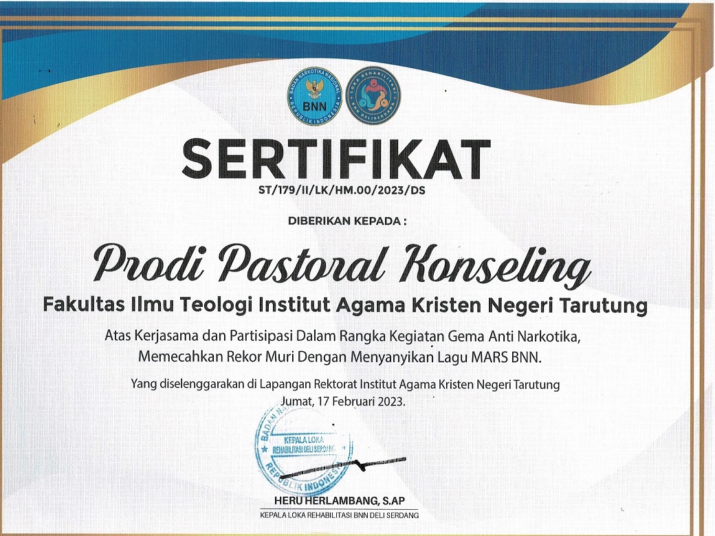 Gema Anti Narkotika Prodi Pastoral Konseling